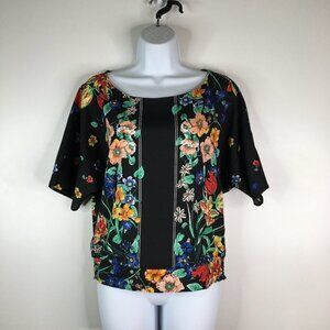 NEW YORK & COMPANY 7TH AVENUE FLORAL BLOUSE